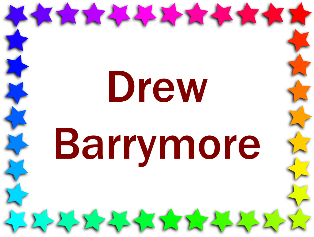 Drew Barrymore fotečka